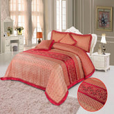 Supine 5 Pcs Palachi Bed Sheet Set Red
